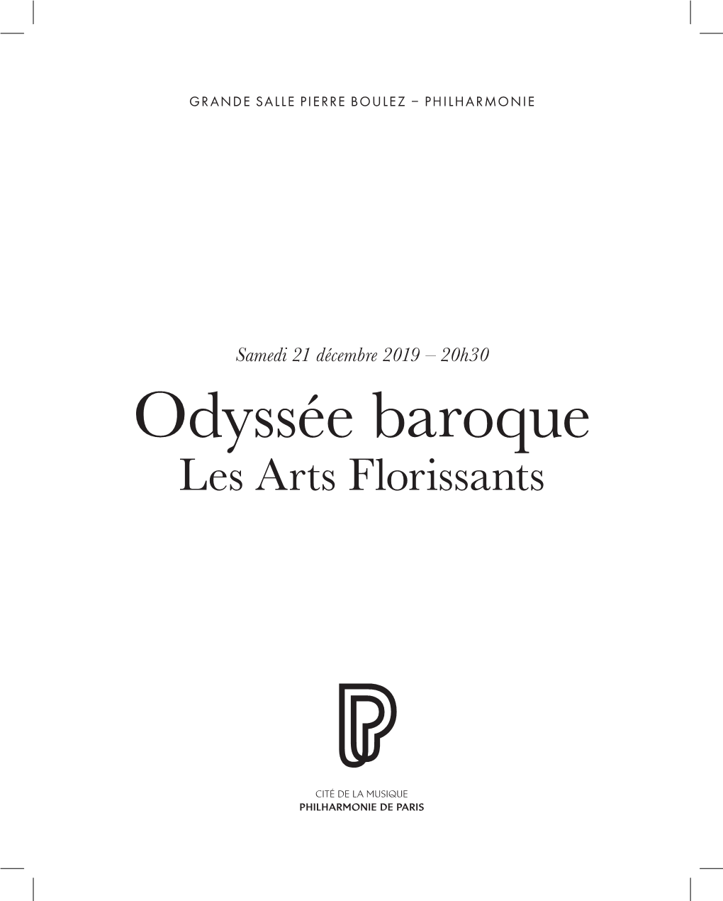 Les Arts Florissants Vendredi 20 Dimanche 22 Week-End Décembre Décembre Arts Flo 40