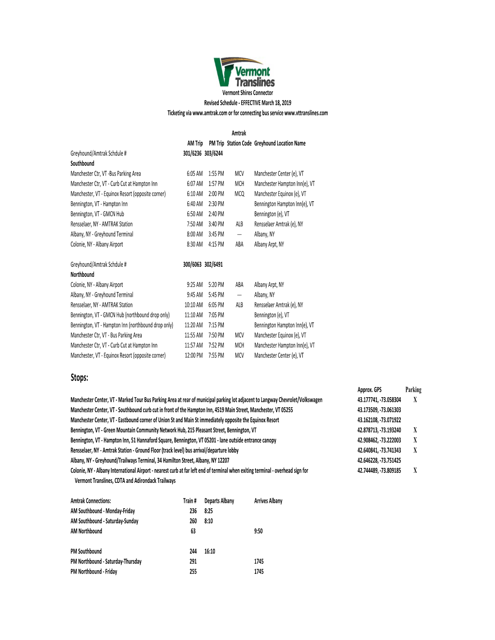 VSC Revised Schedule 1-19.Xlsx