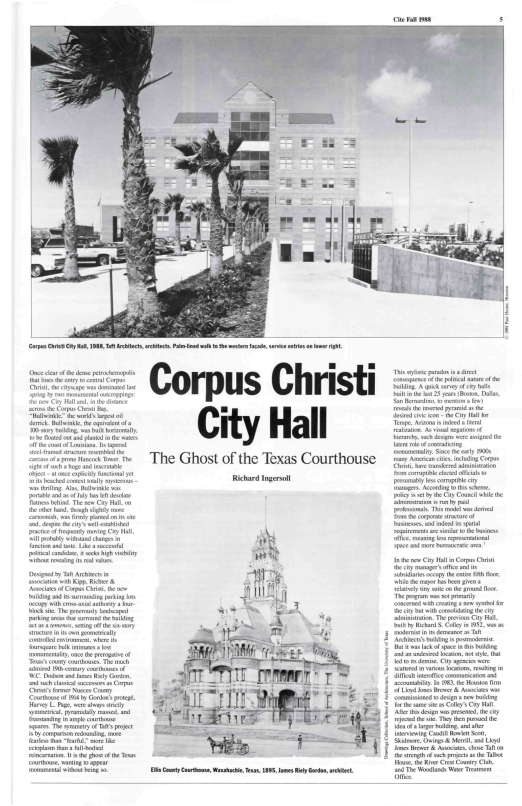 Corpus Christi City Hall: the Ghost of the Texas Courthouse