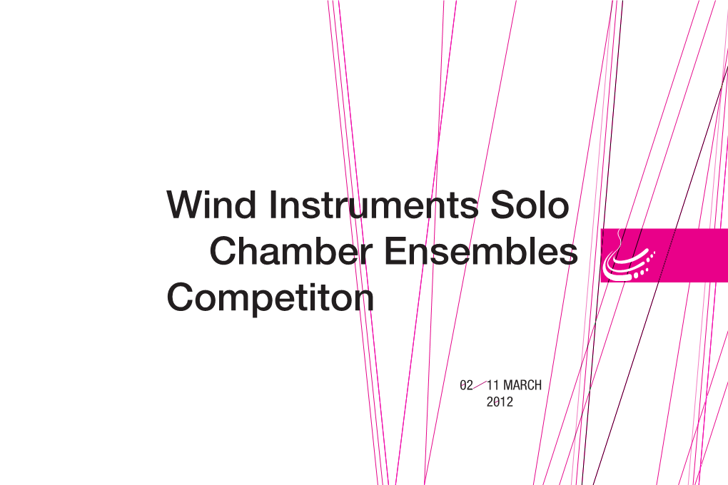 Wind Instruments Solo Chamber Ensembles Competiton