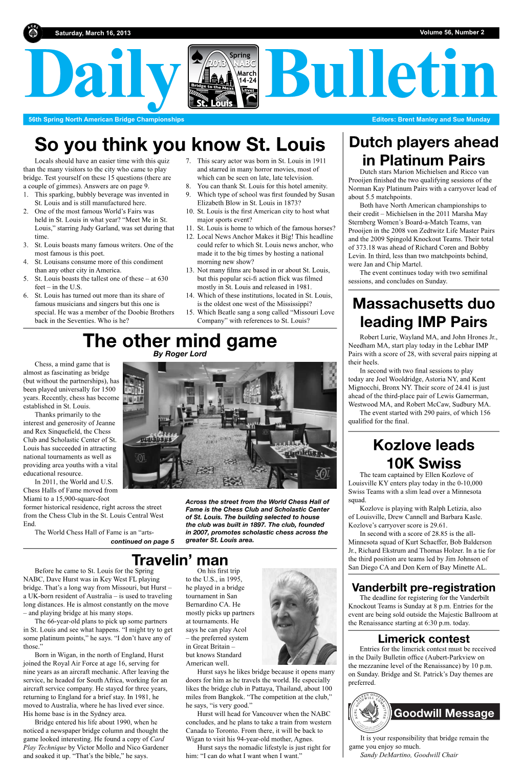 The Other Mind Game So You Think You Know St. Louis