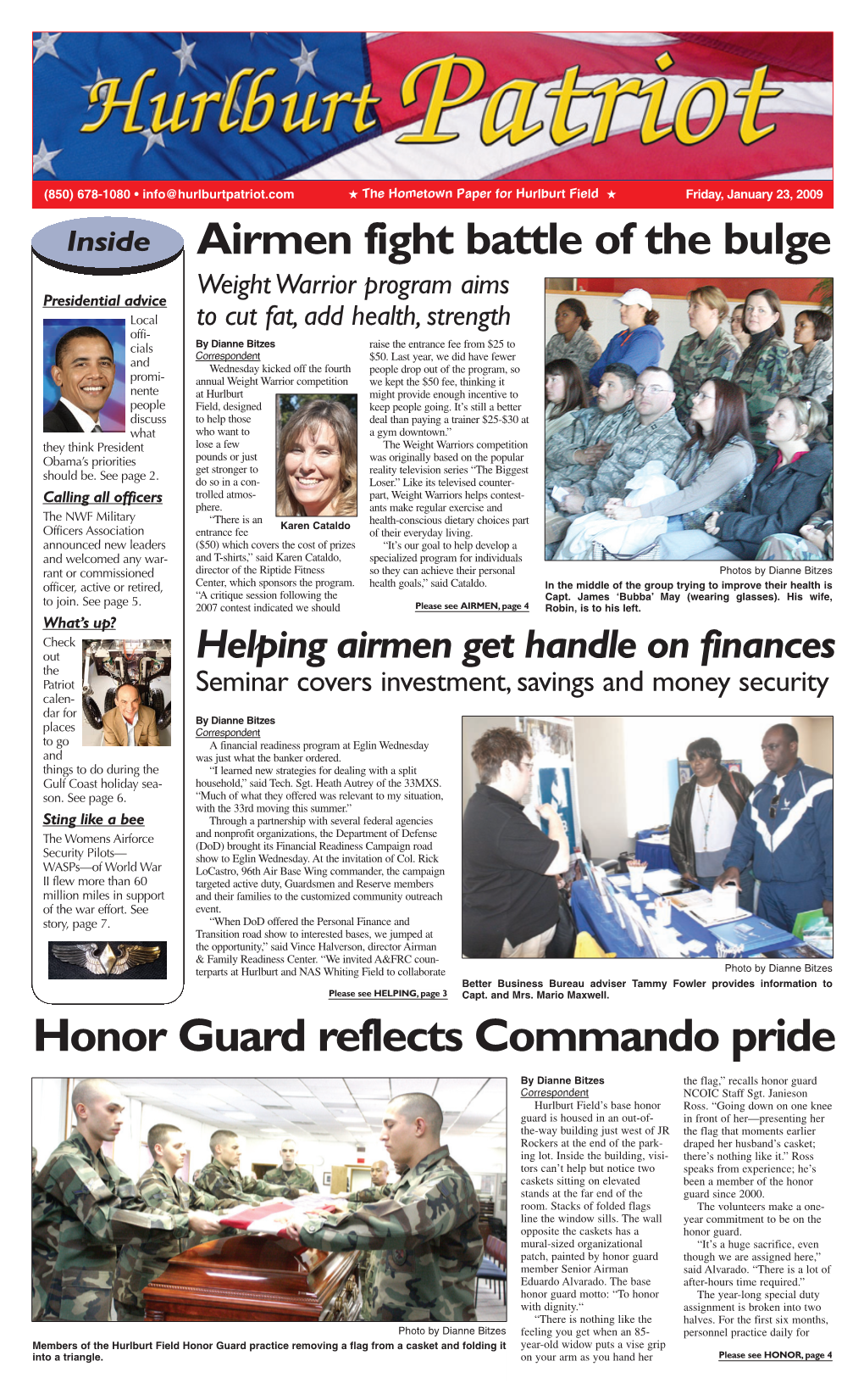 Honor Guard Reflects Commando Pride