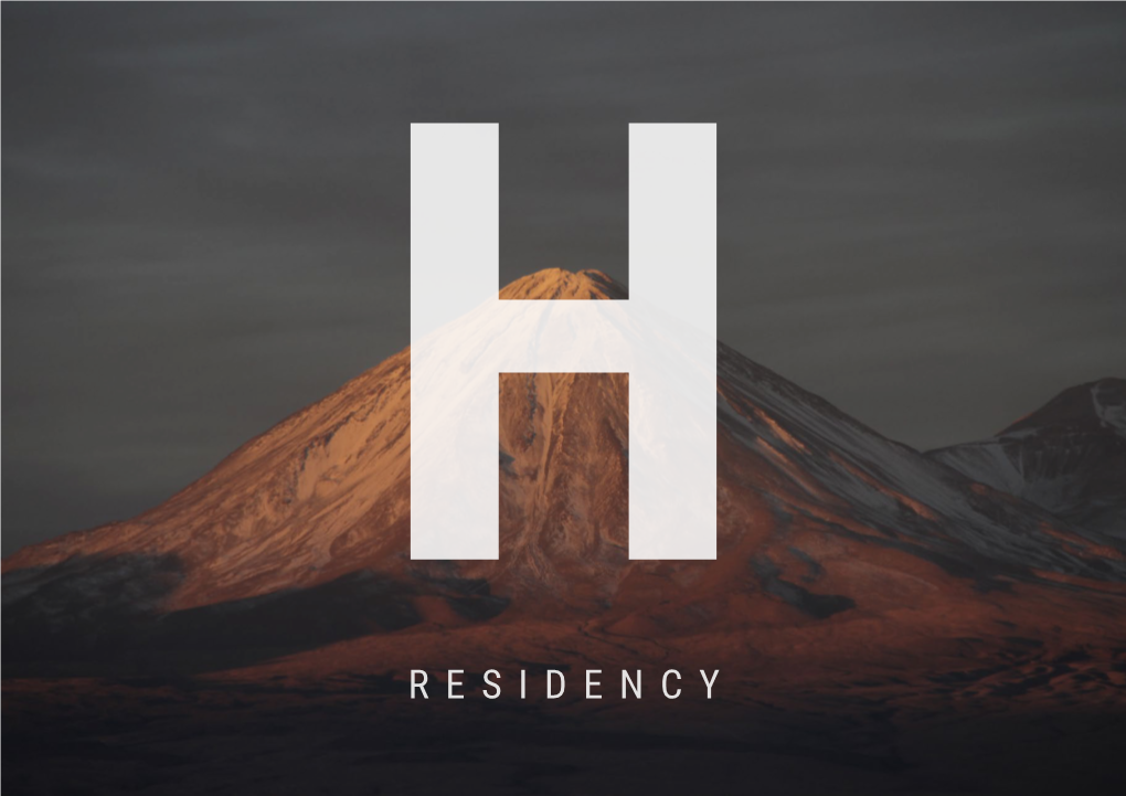 HRESIDENCY H Is an Experimental Artist Residency Located in the Atacama Desert