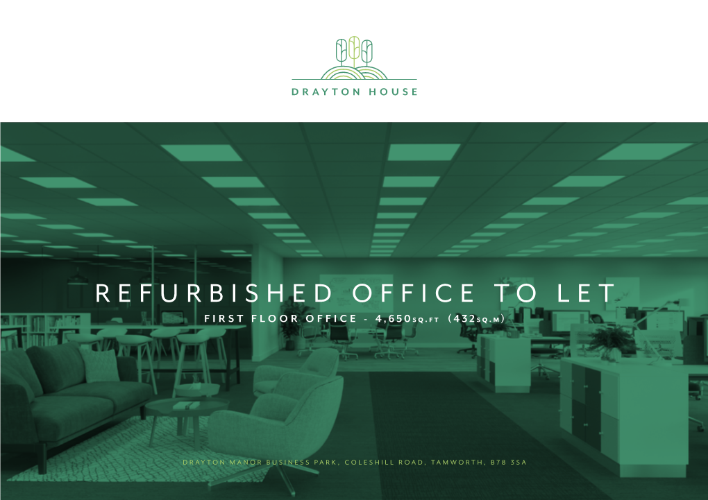 Refurbished Office to Let First Floor Office - 4,650. (432.)