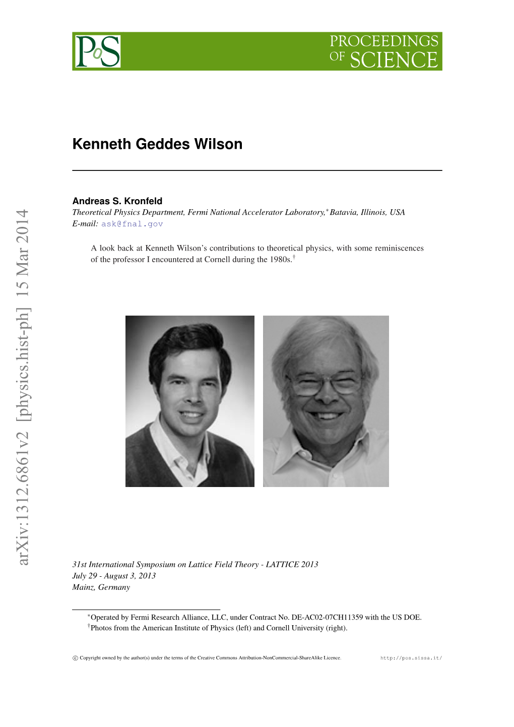 Kenneth Geddes Wilson