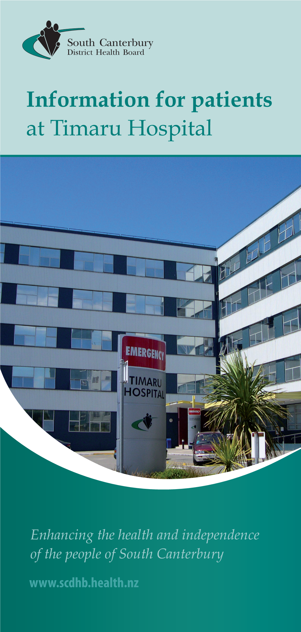 Information for Patients at Timaru Hospital