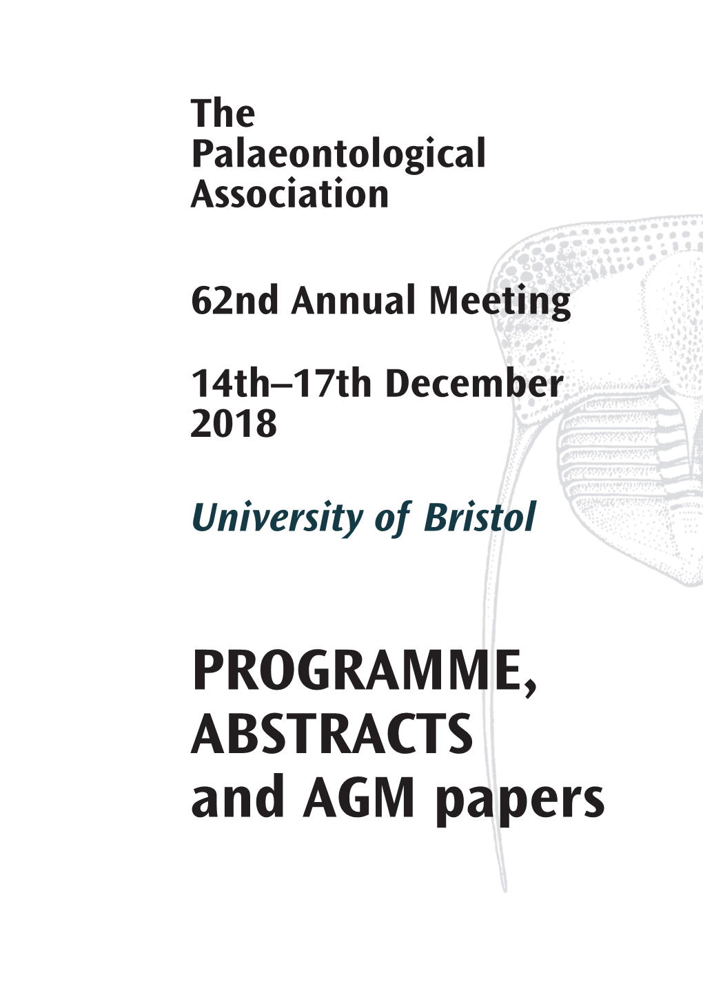 PROGRAMME, ABSTRACTS and AGM Papers MAPS