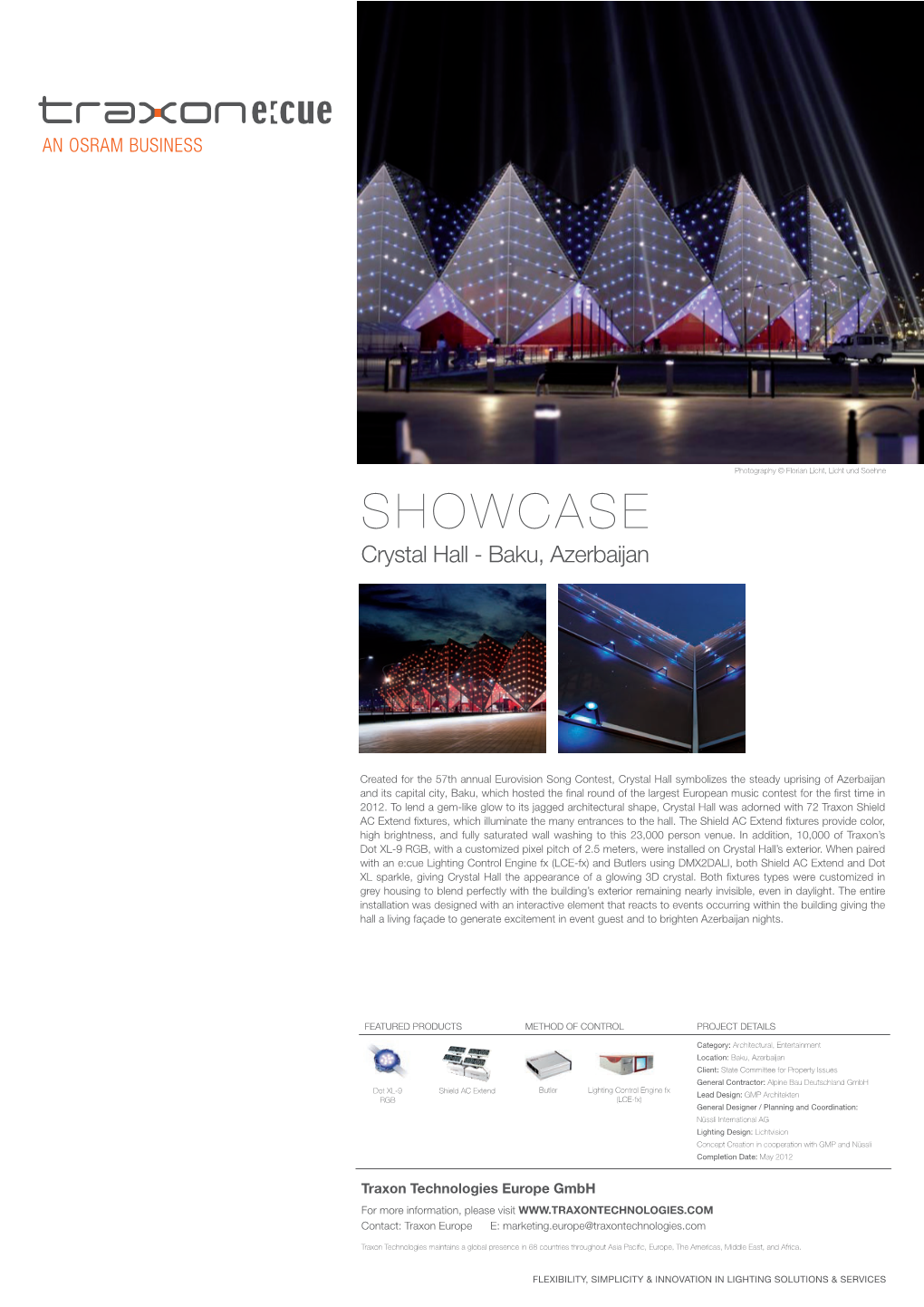 SHOWCASE Crystal Hall - Baku, Azerbaijan