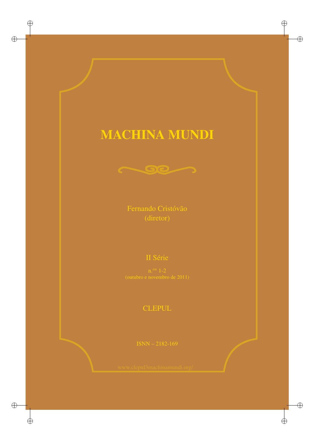 Machina Mundi, N.1-2
