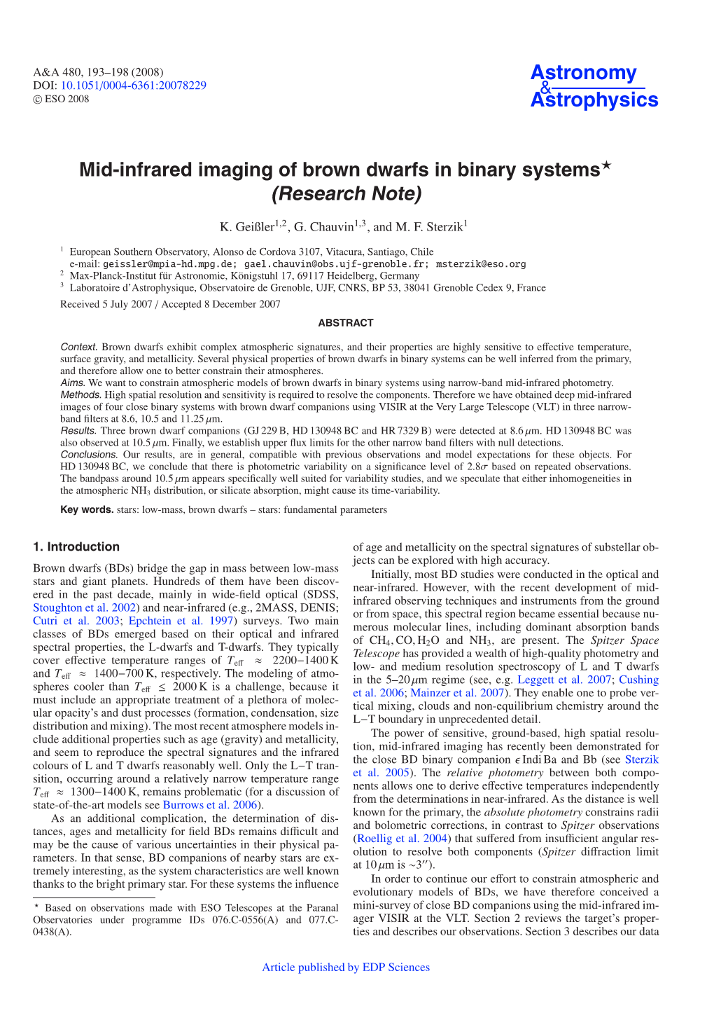 Mid-Infrared Imaging of Brown Dwarfs in Binary Systems (Research Note)