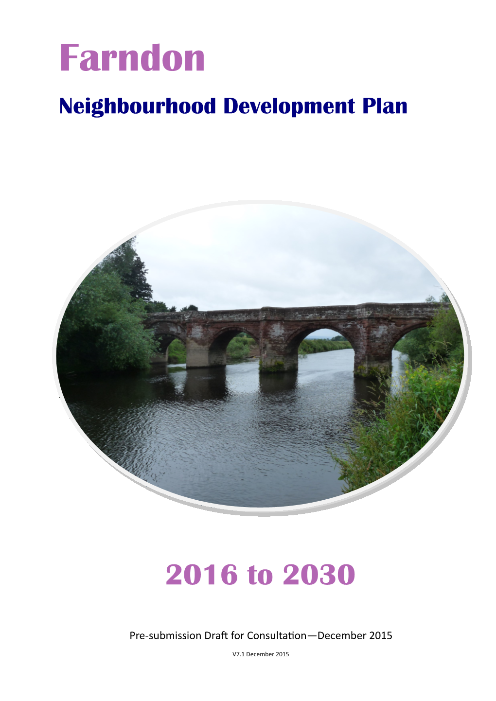 Farndon Neighbourhood Development Plan