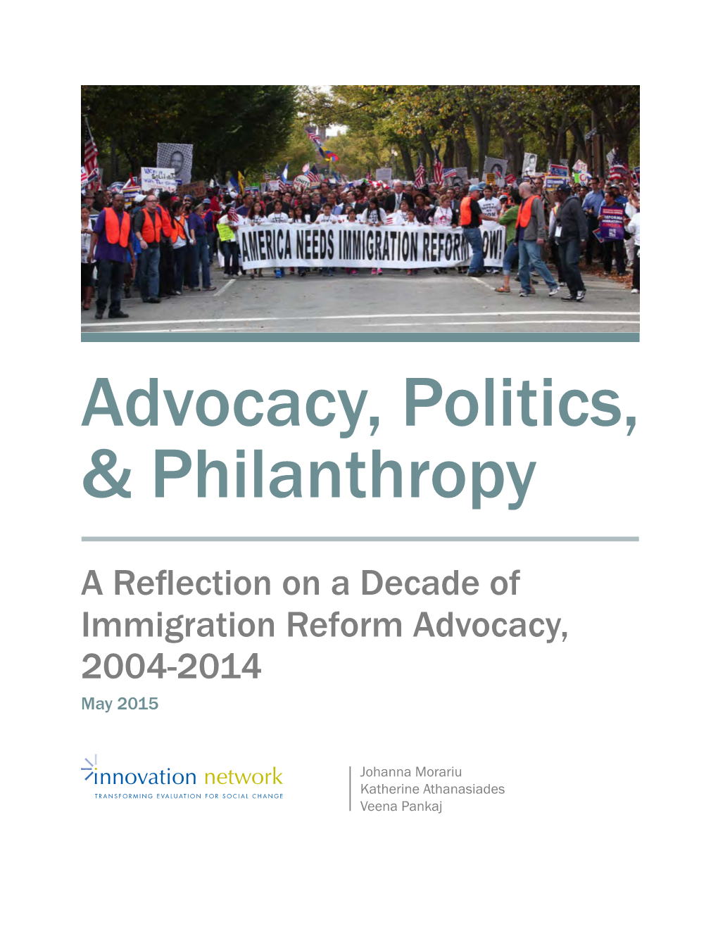 Advocacy, Politics, & Philanthropy