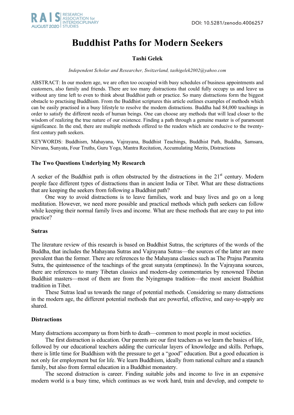 PDF Buddhist Paths for Modern Seekers