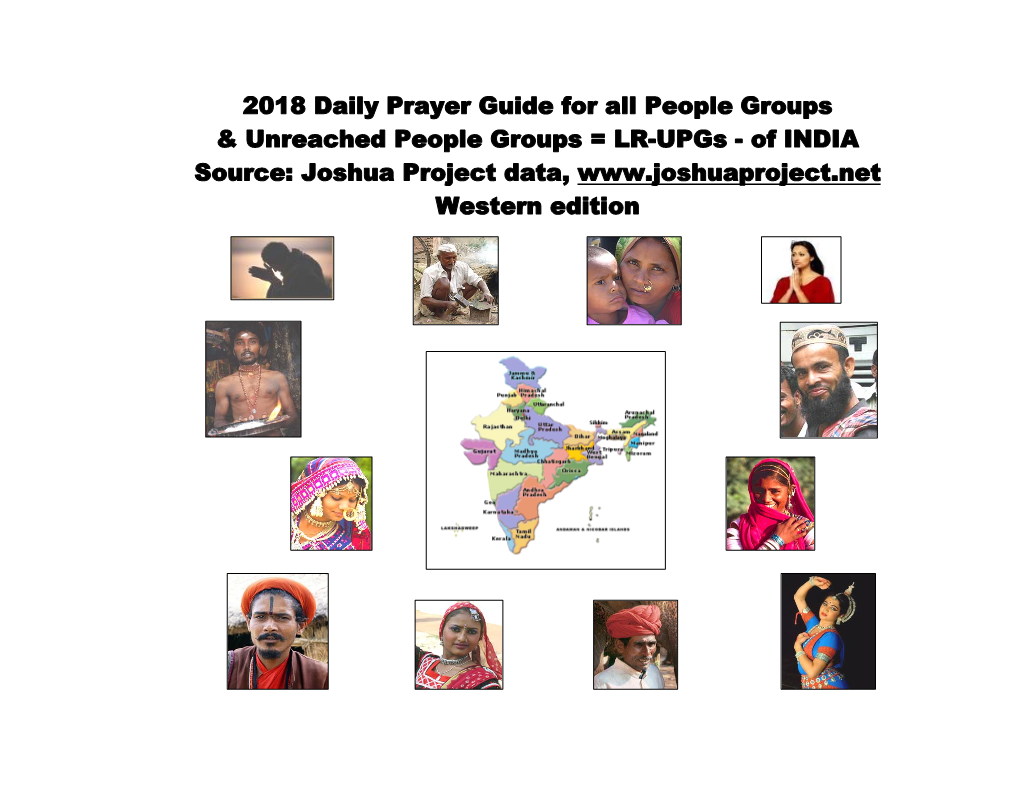 India Prayer Guide (West)