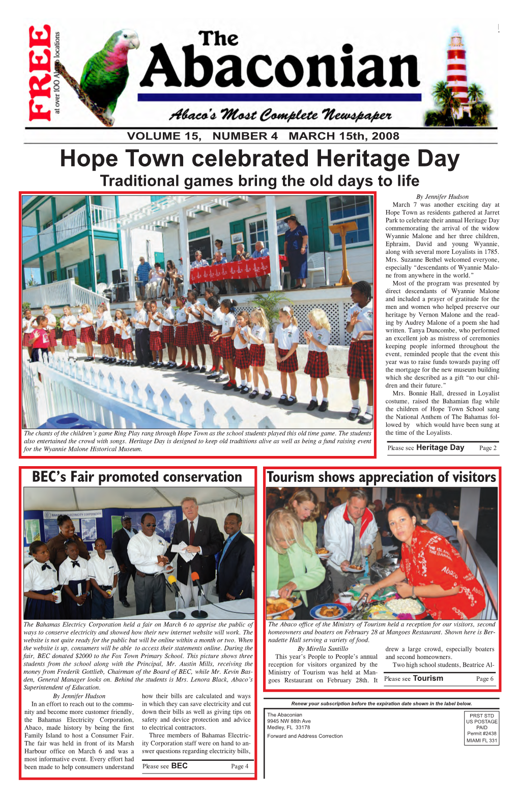 Hope Town Celebrated Heritage