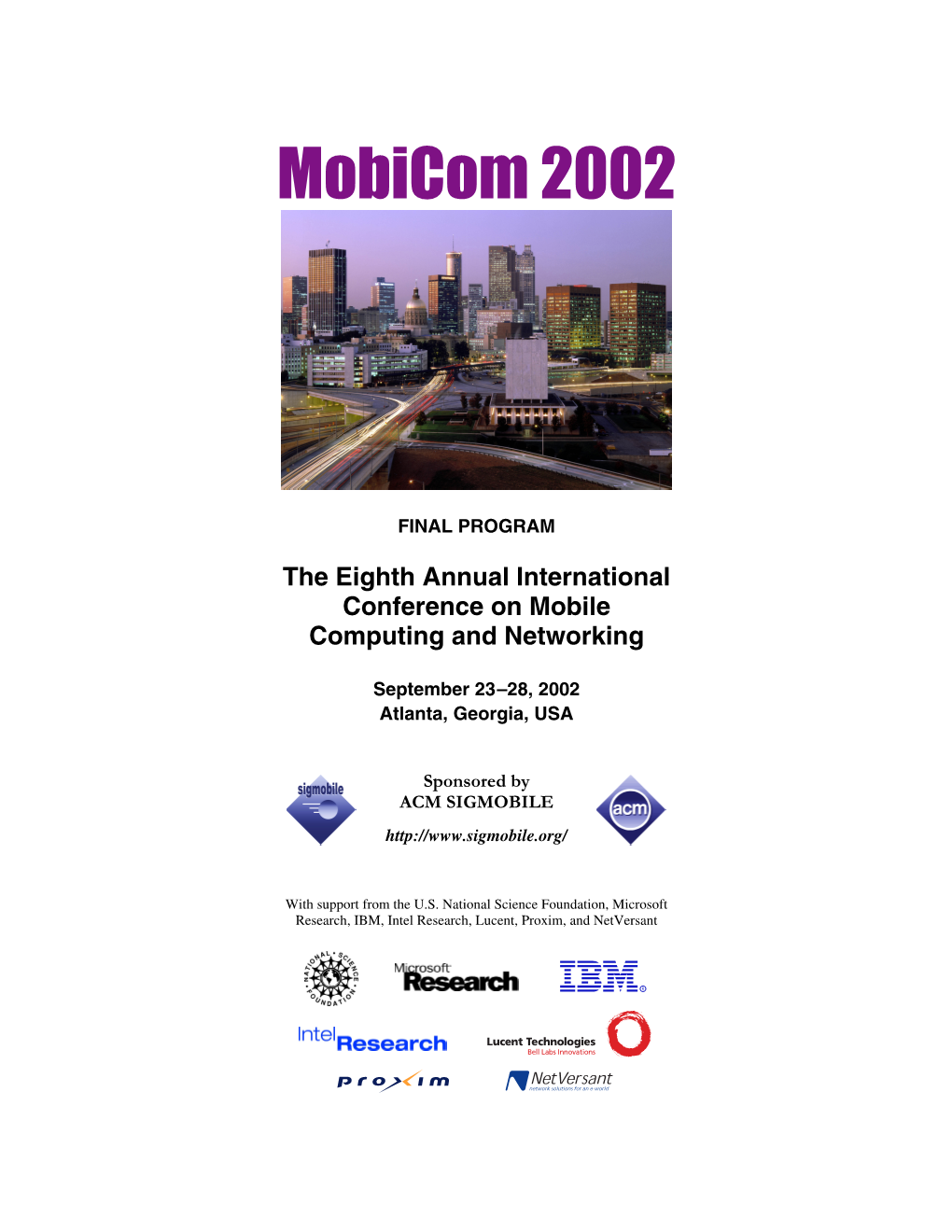 Mobicom 2002