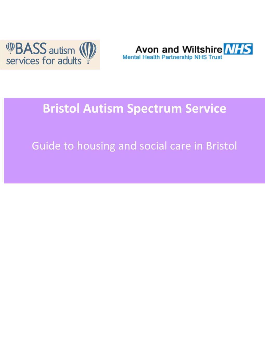 Bristol Autism Spectrum Service