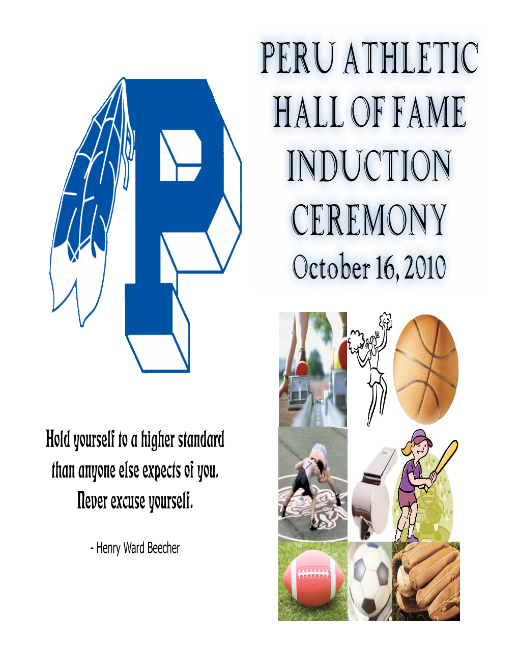 Peru Hall of Fame Booklet 2010.Indd