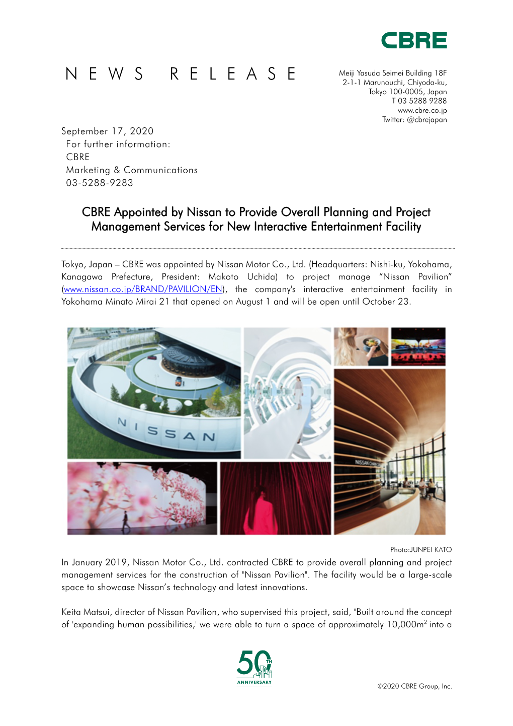 CBRE News Release Page 2
