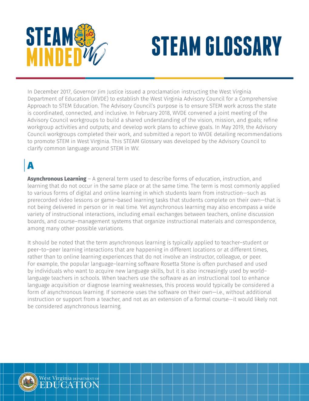 STEAM Education Glossary