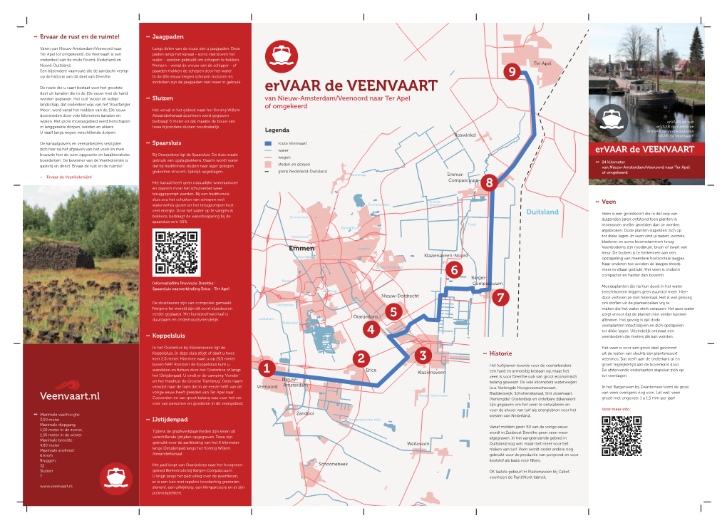 Ervaar De VEENVAART Deel Uit Kanalen Die in De 19E Eeuw Met De Hand Werden Gegraven