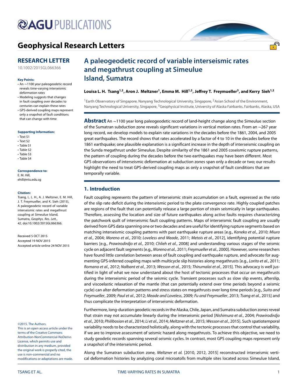 A Paleogeodetic Record of Variable Interseismic Rates and Megathrust