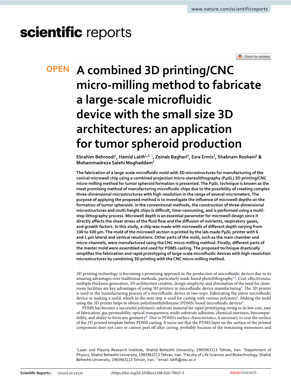 A Combined 3D Printing/CNC Micro-Milling Method to Fabricate A