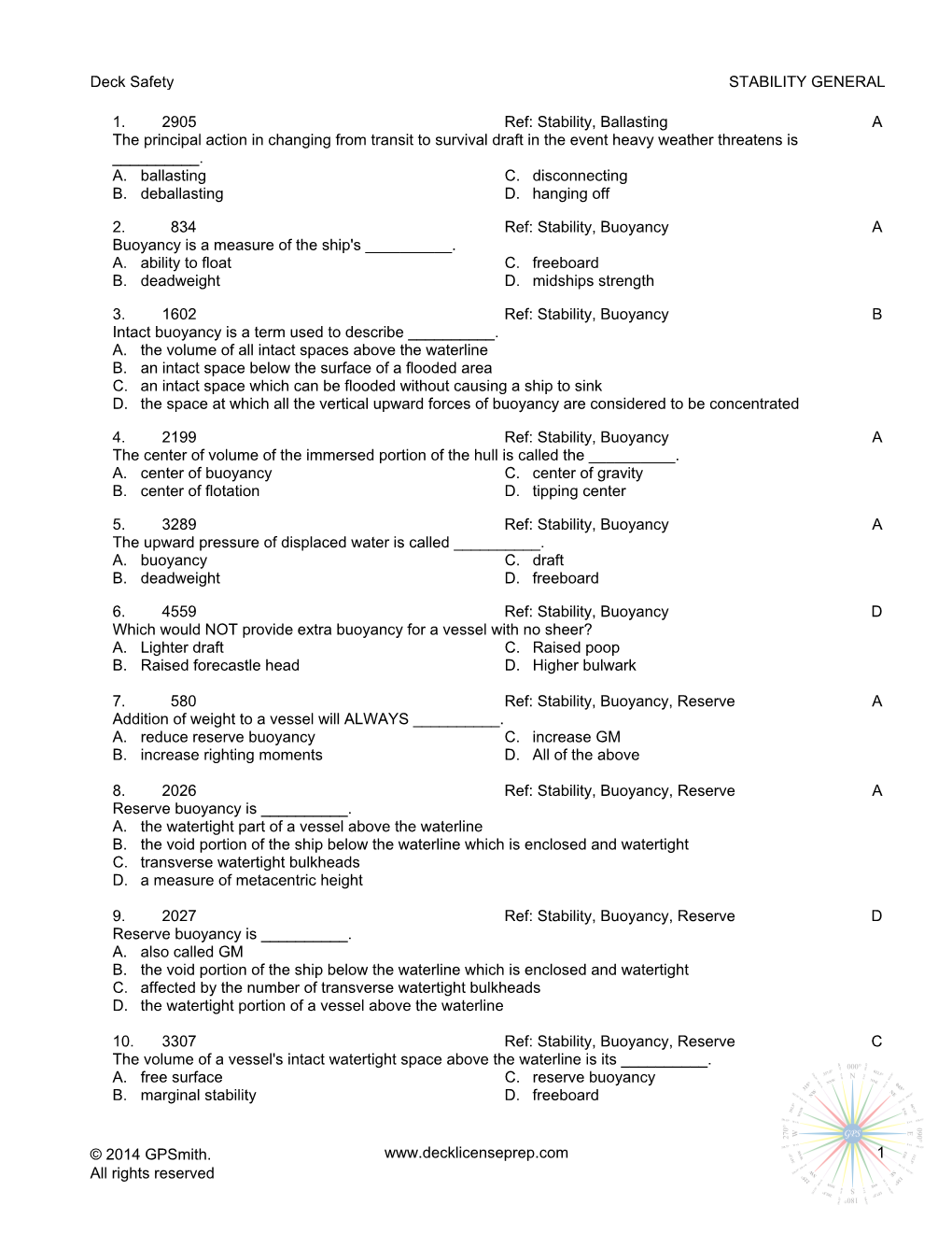 DS Stability Questions 33P 298Q