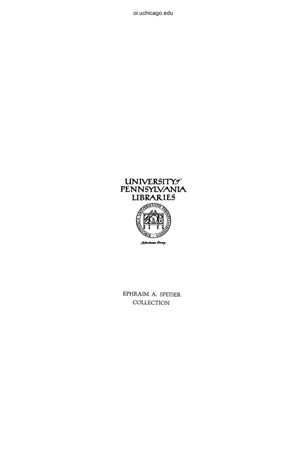 Universityf PENNSYLVANIA LIBRARIES