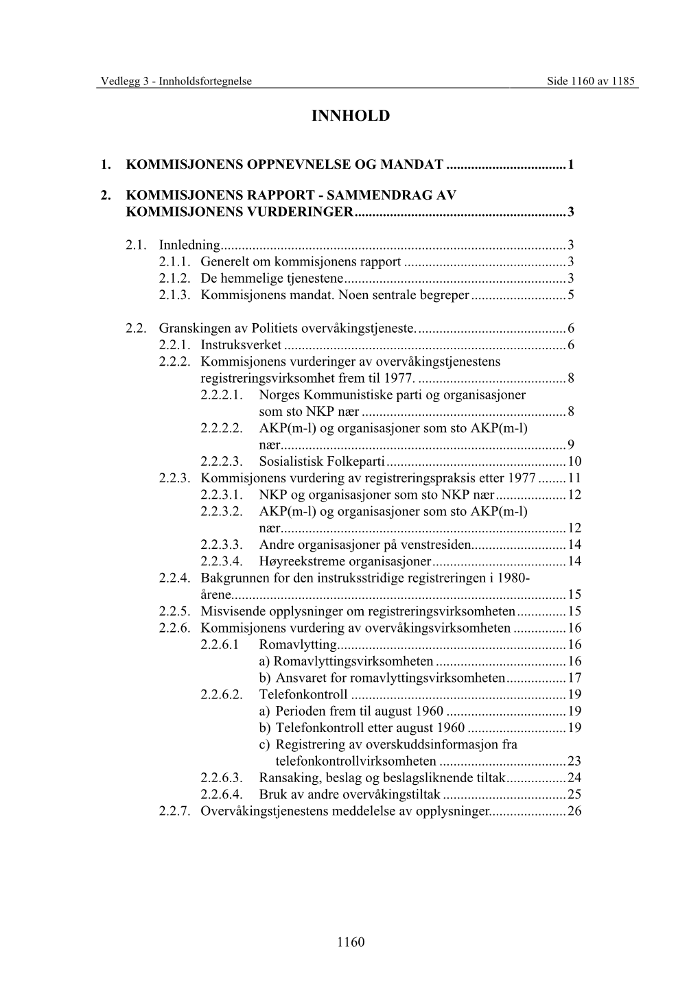 Innholdsfortegnelse Side 1160 Av 1185