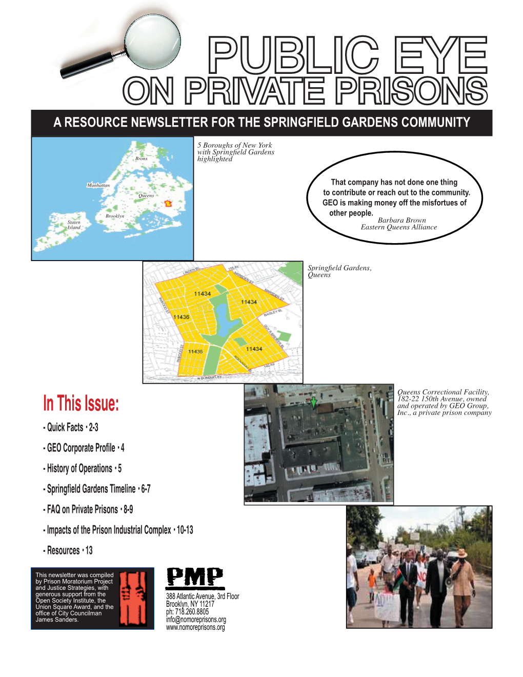Publiceye on Privateprison 16PG.Indd