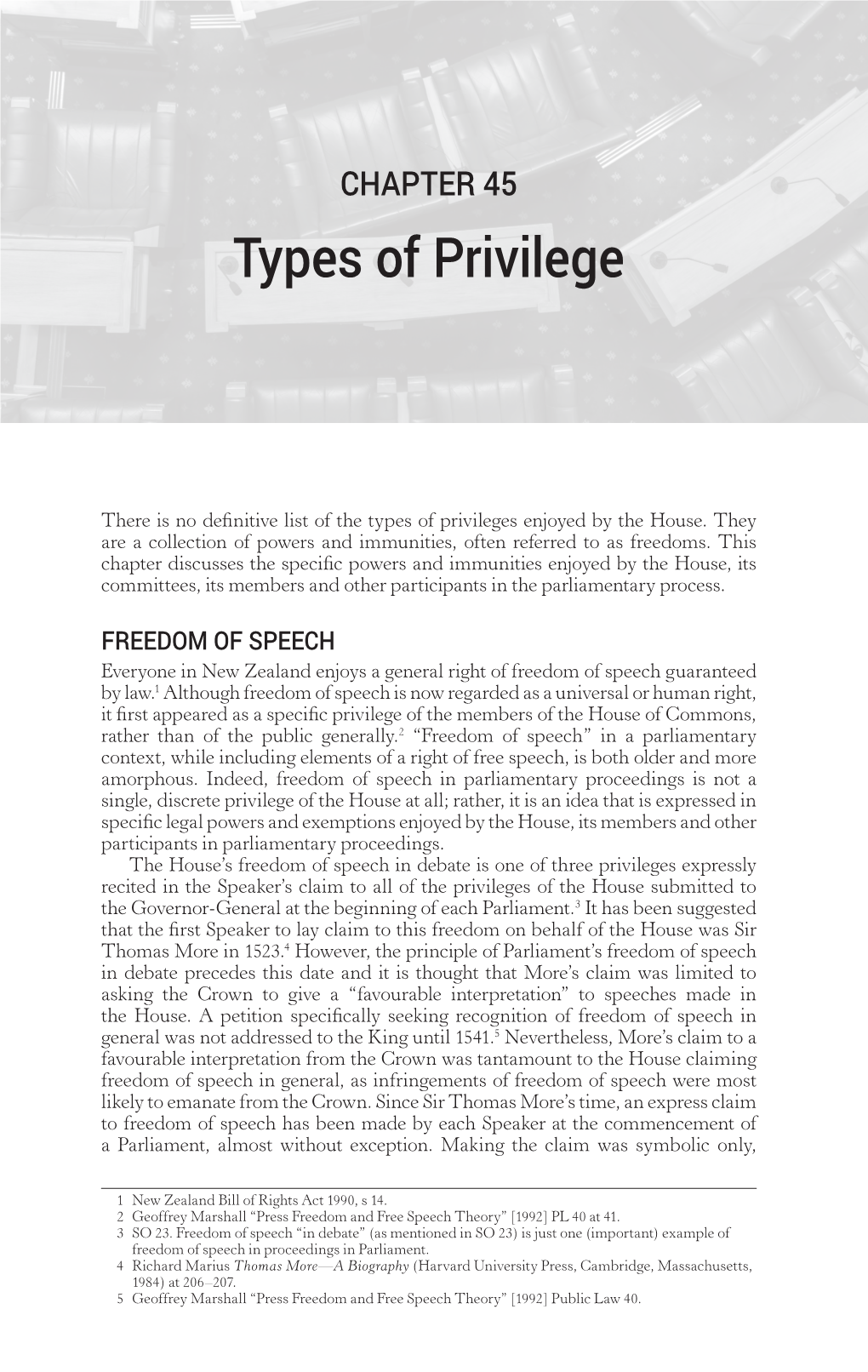 Types of Privilege