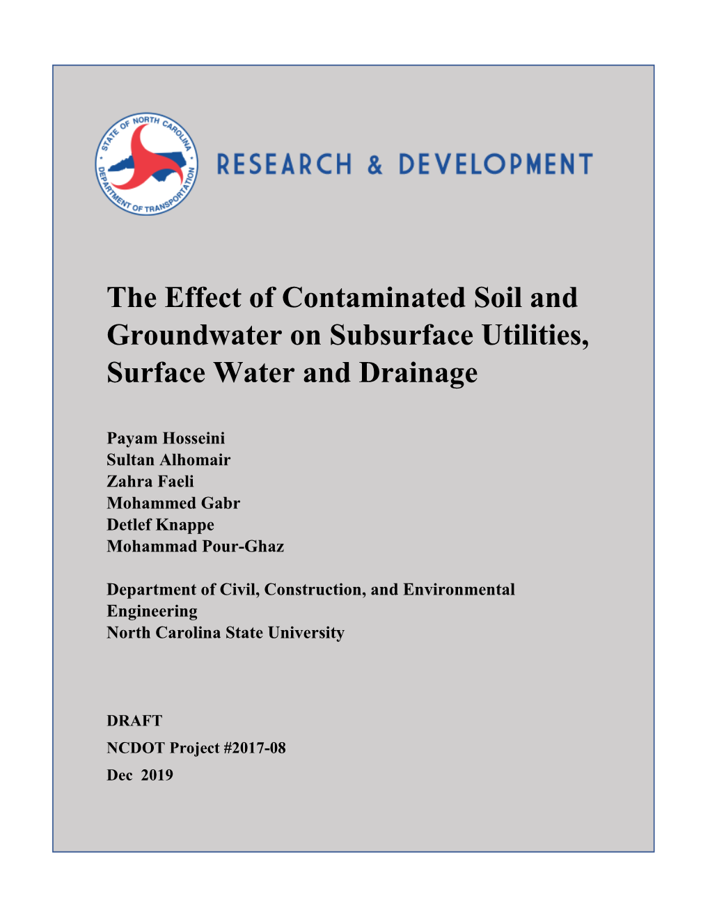 The Effect of Contaminated Soil and Groundwater on Subsurface Utilities