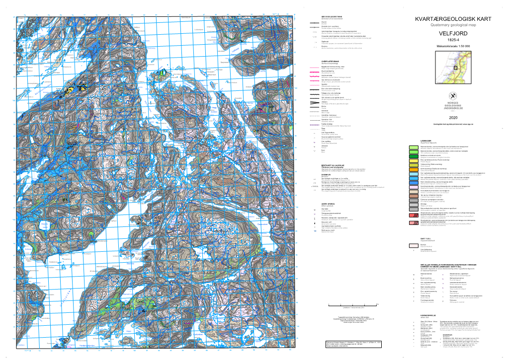 Velfjord Kvartærgeologisk Kart