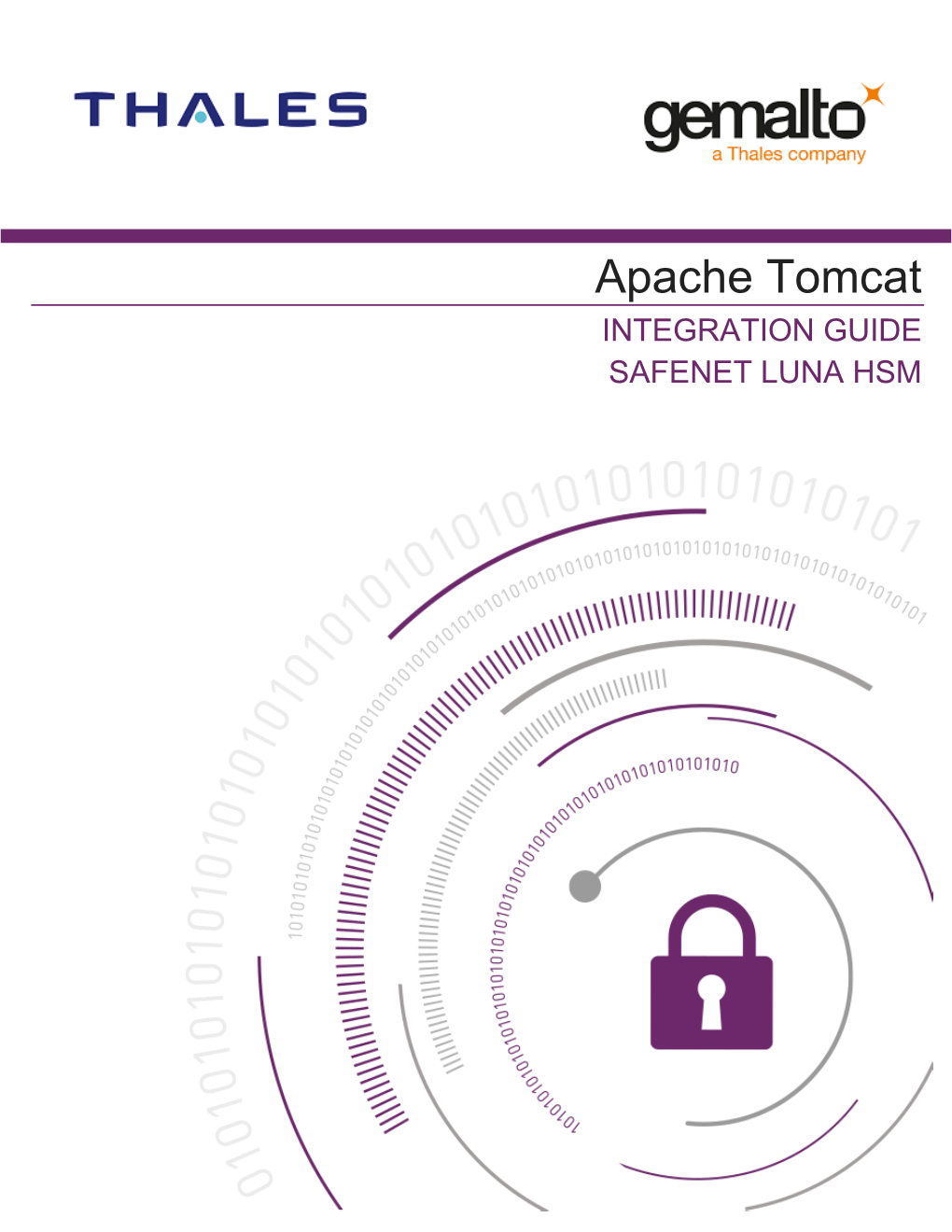 Apache Tomcat INTEGRATION GUIDE SAFENET LUNA HSM