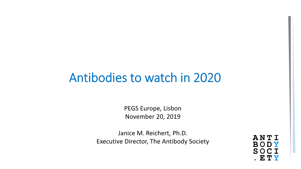 Antibodies to Watch in 2020