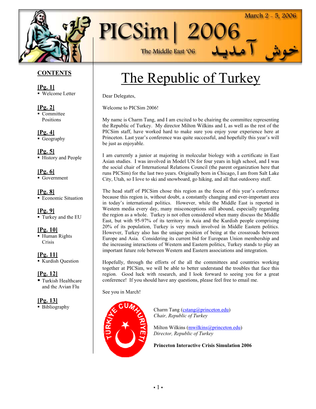 The Republic of Turkey [Pg