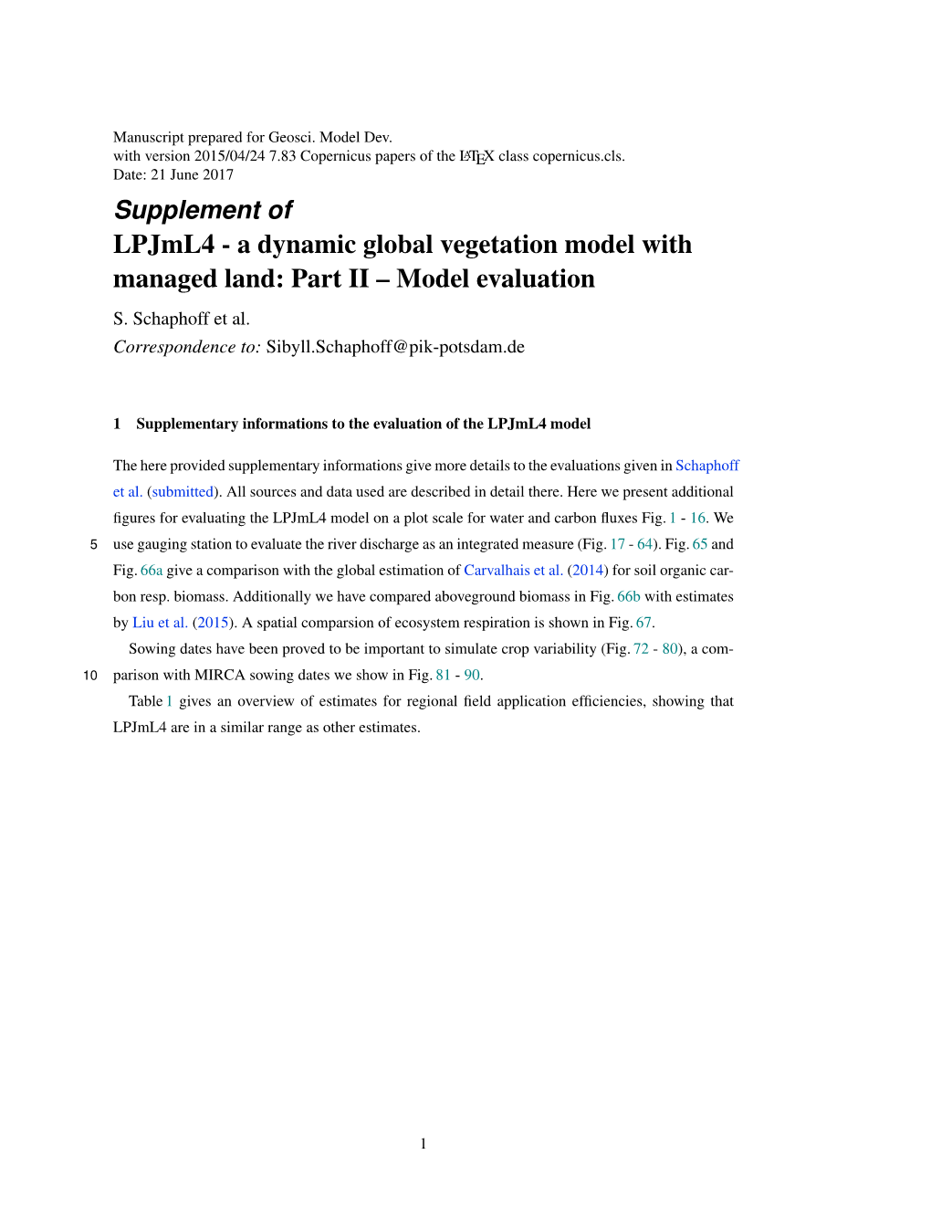 A Dynamic Global Vegetation Model with Managed Land: Part II – Model Evaluation S