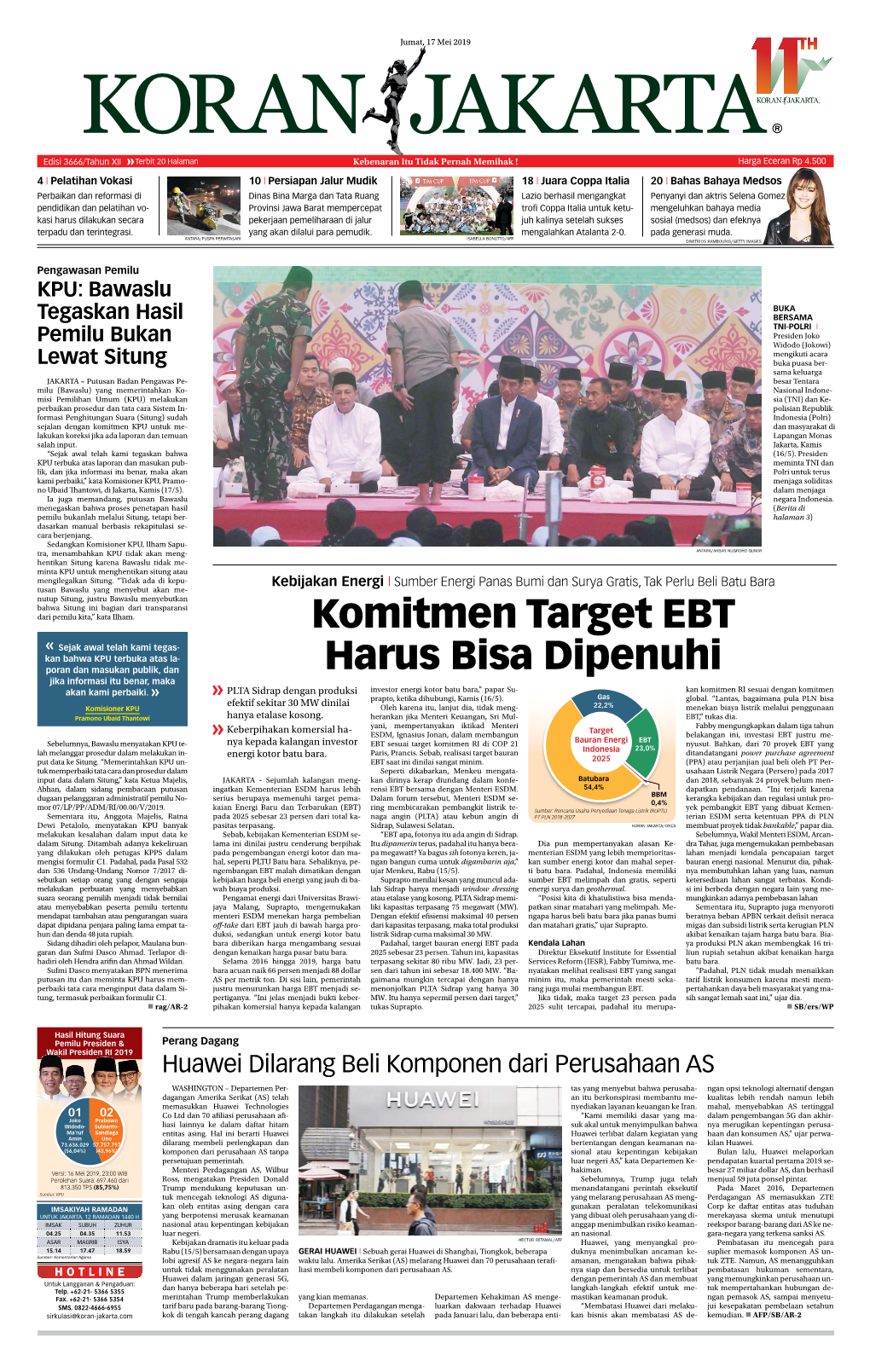 Komitmen Target EBT Harus Bisa Dipenuhi