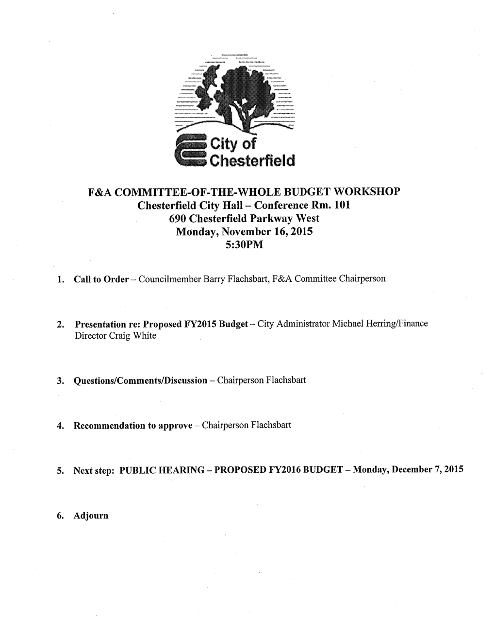 11-16-2015 City Council Packet.Pdf