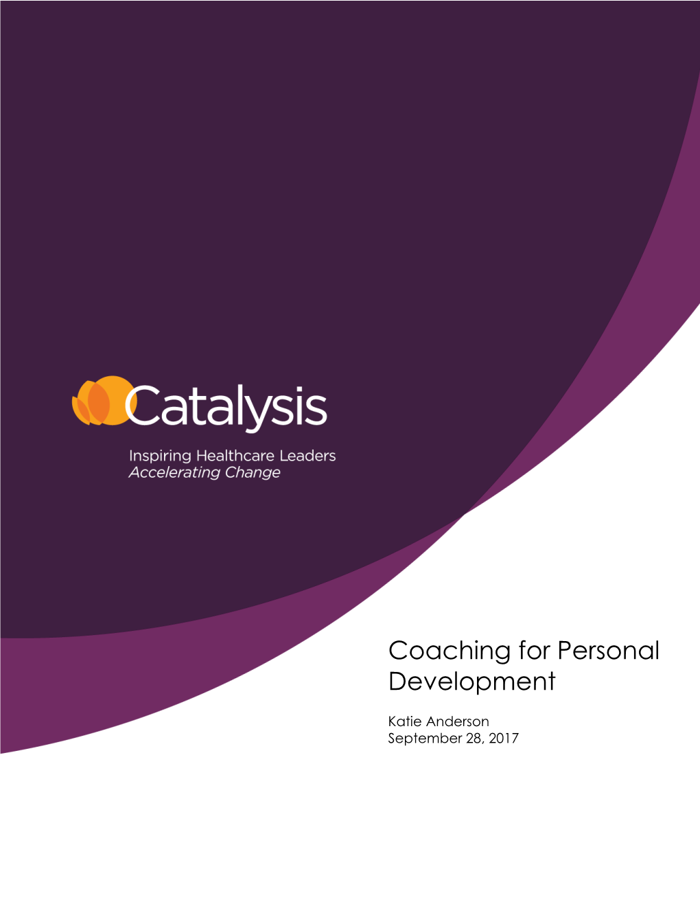 Coaching for Personal Development