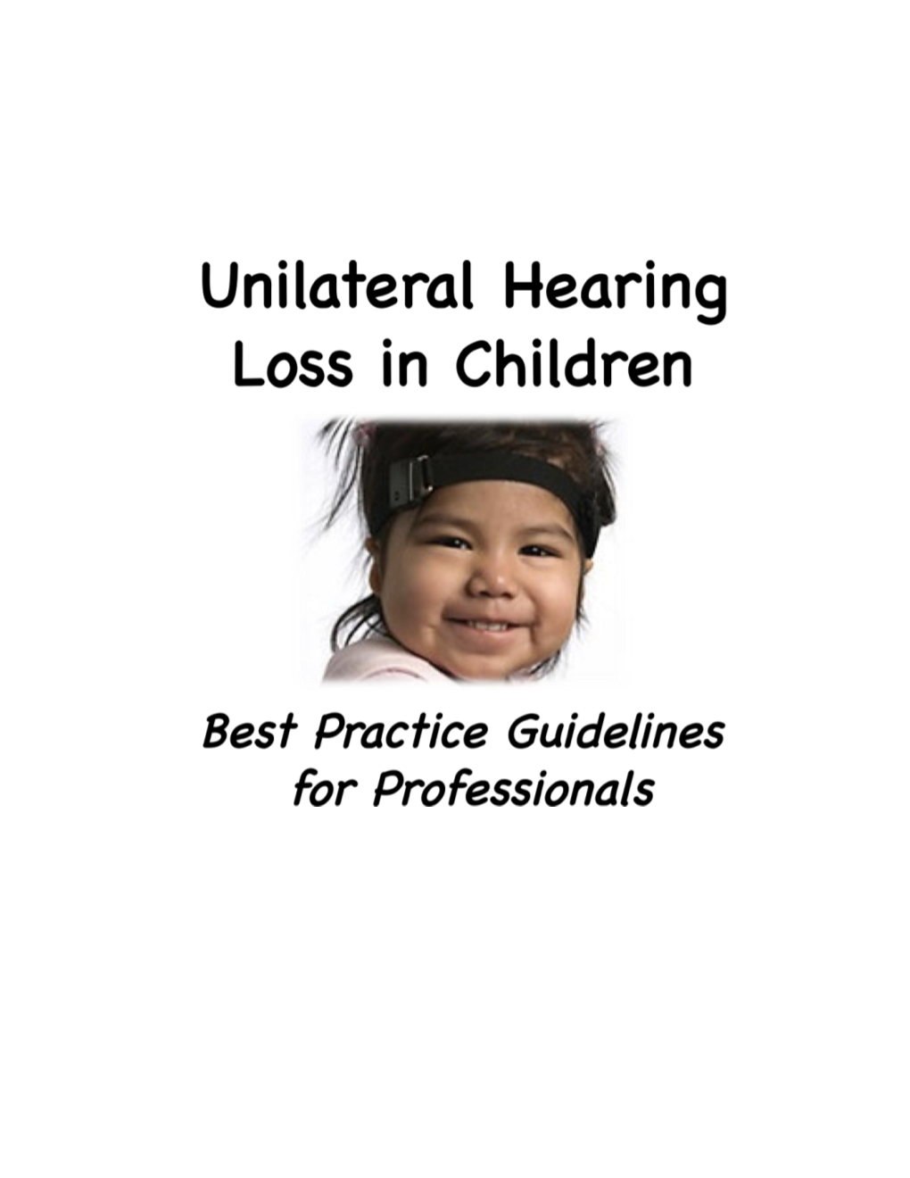 Unilateral Hearing Loss