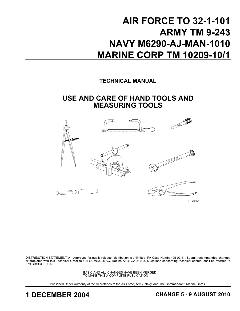 Air Force to 32-1-101 Army Tm 9-243 Navy M6290-Aj-Man-1010 Marine Corp Tm 10209-10/1