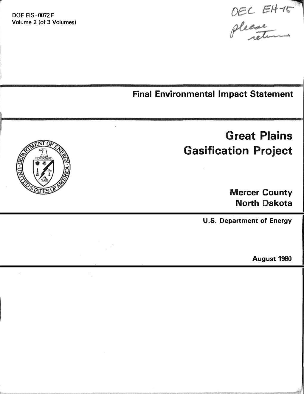 Great Plains Gasification Project