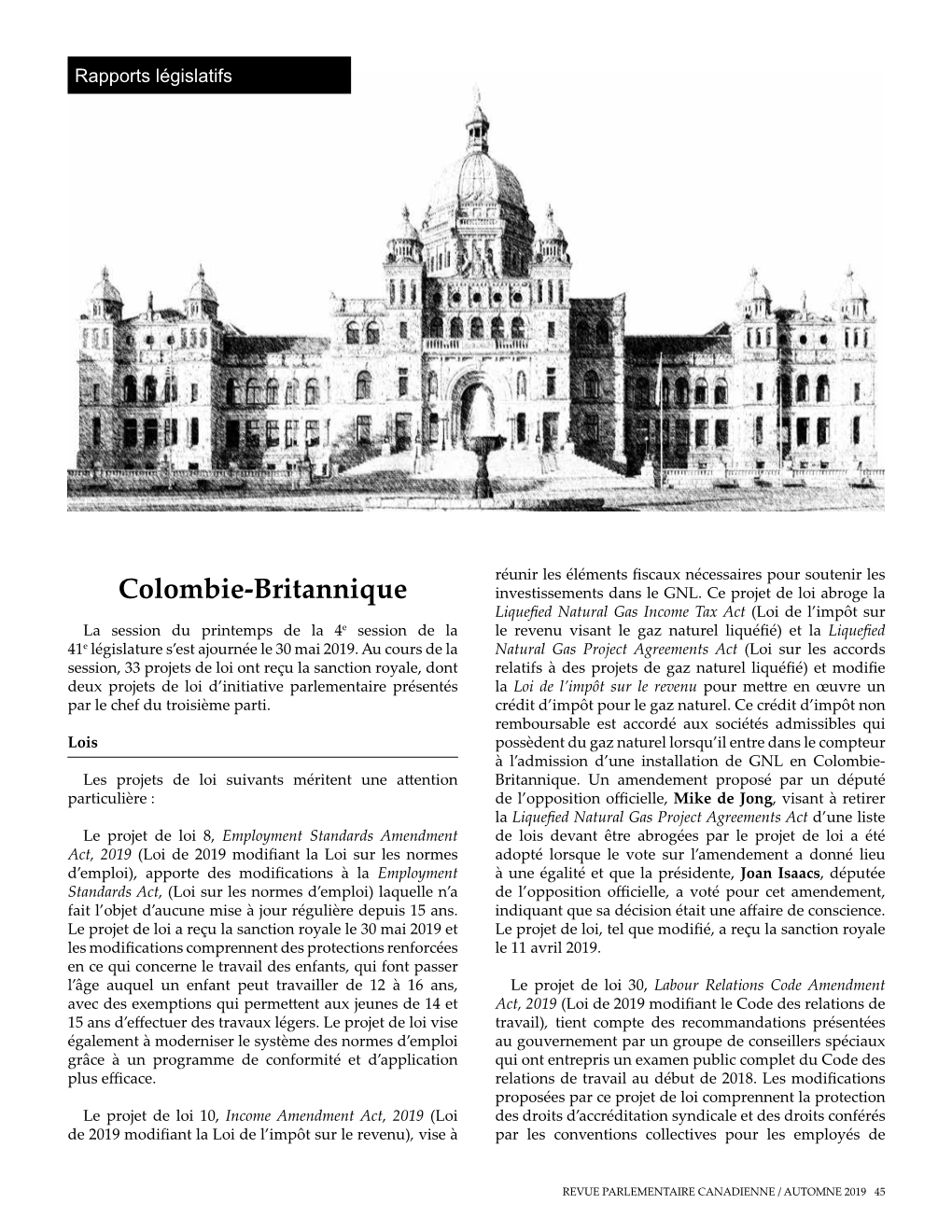 Colombie-Britannique Investissements Dans Le GNL