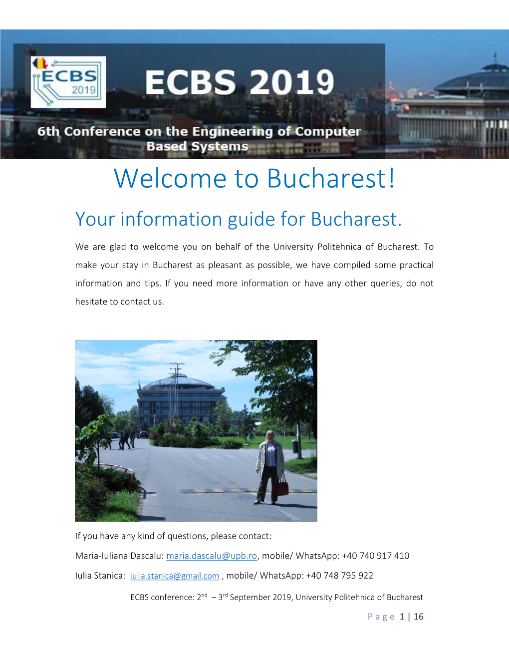 Bucharest! Your Information Guide for Bucharest