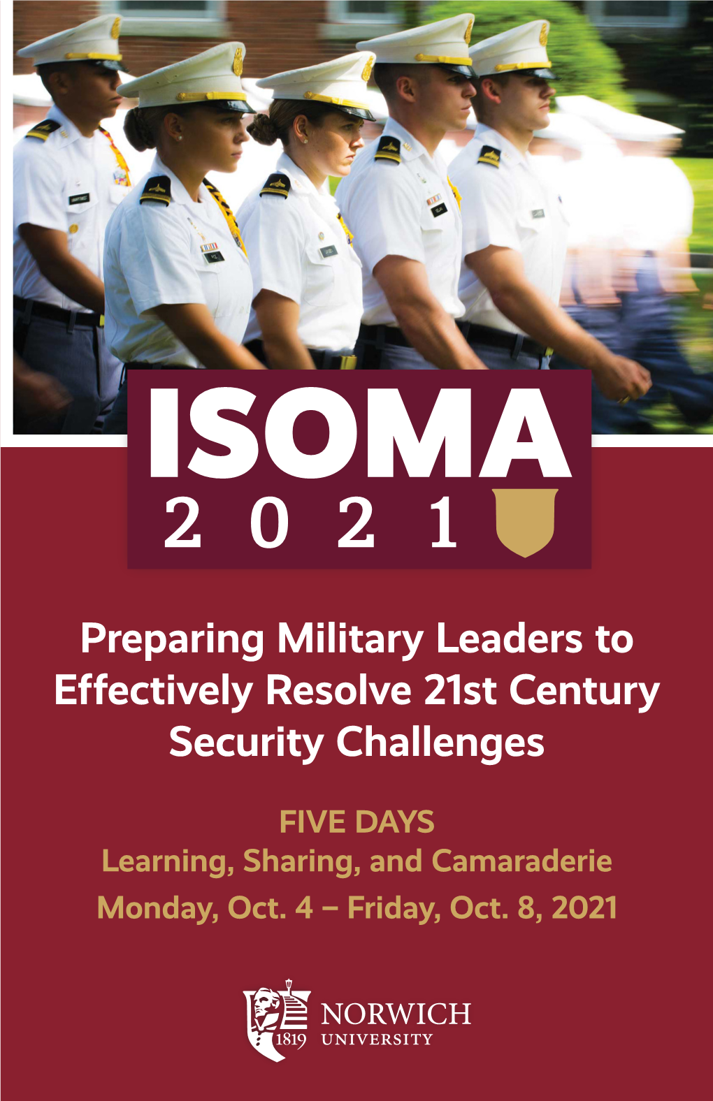 Download ISOMA 2021 Event Brochure (PDF