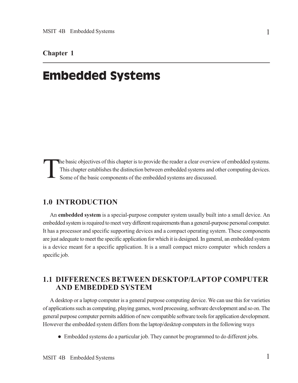 Embedded Systems 1