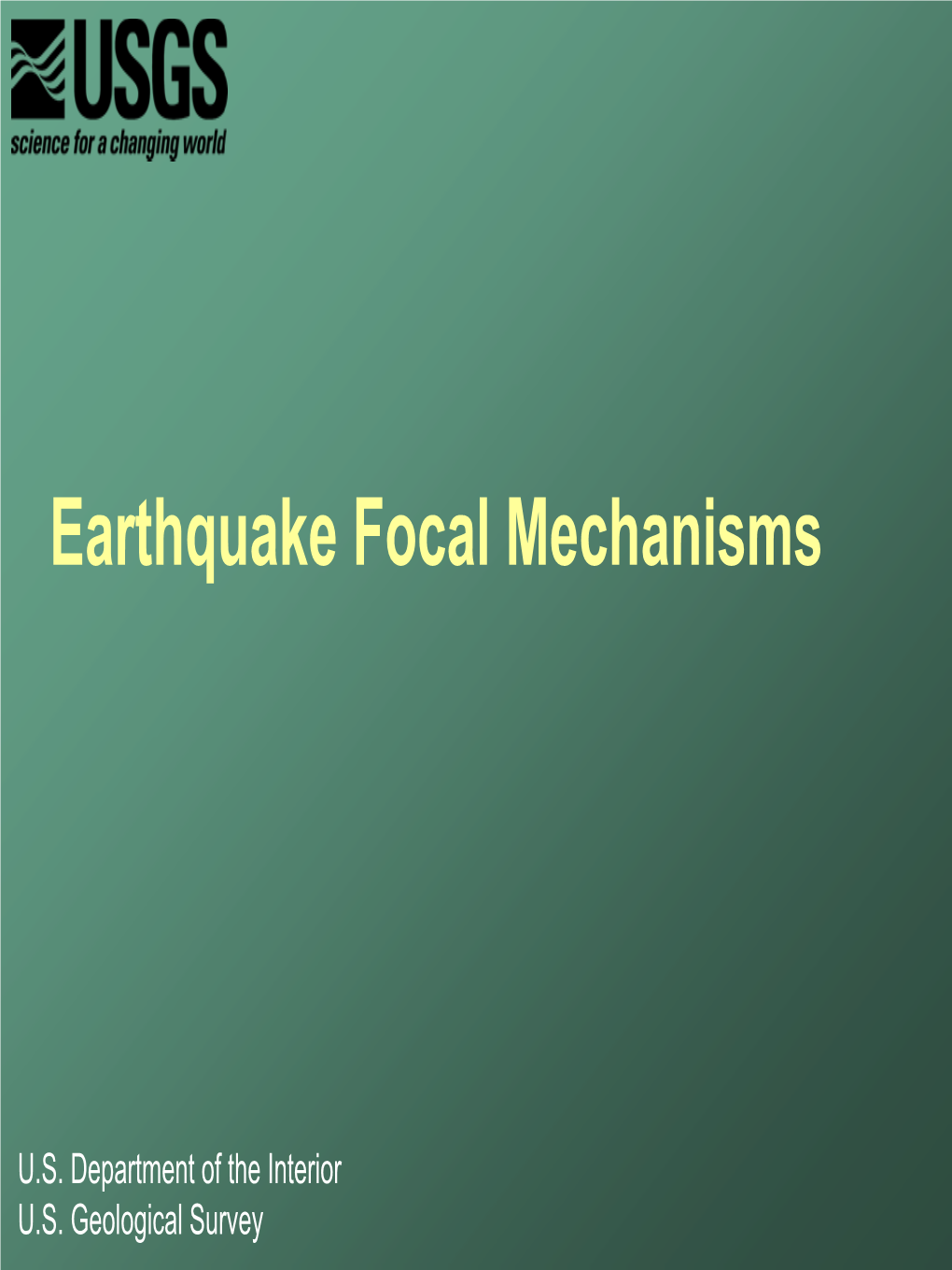 Seismology and Subduction
