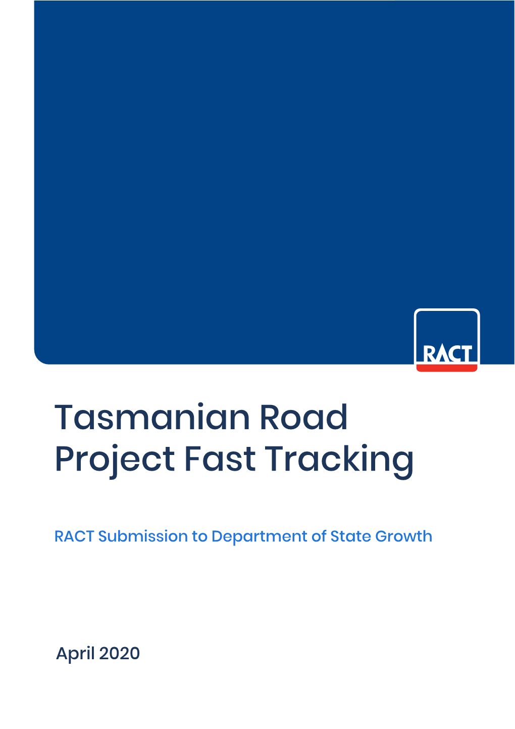 Tasmanian Infrastructure Fast-Track Proposal